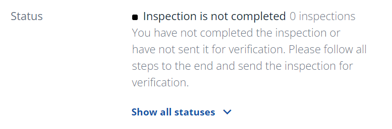 Visualize Inspection Status MultiInspections | Viewapp